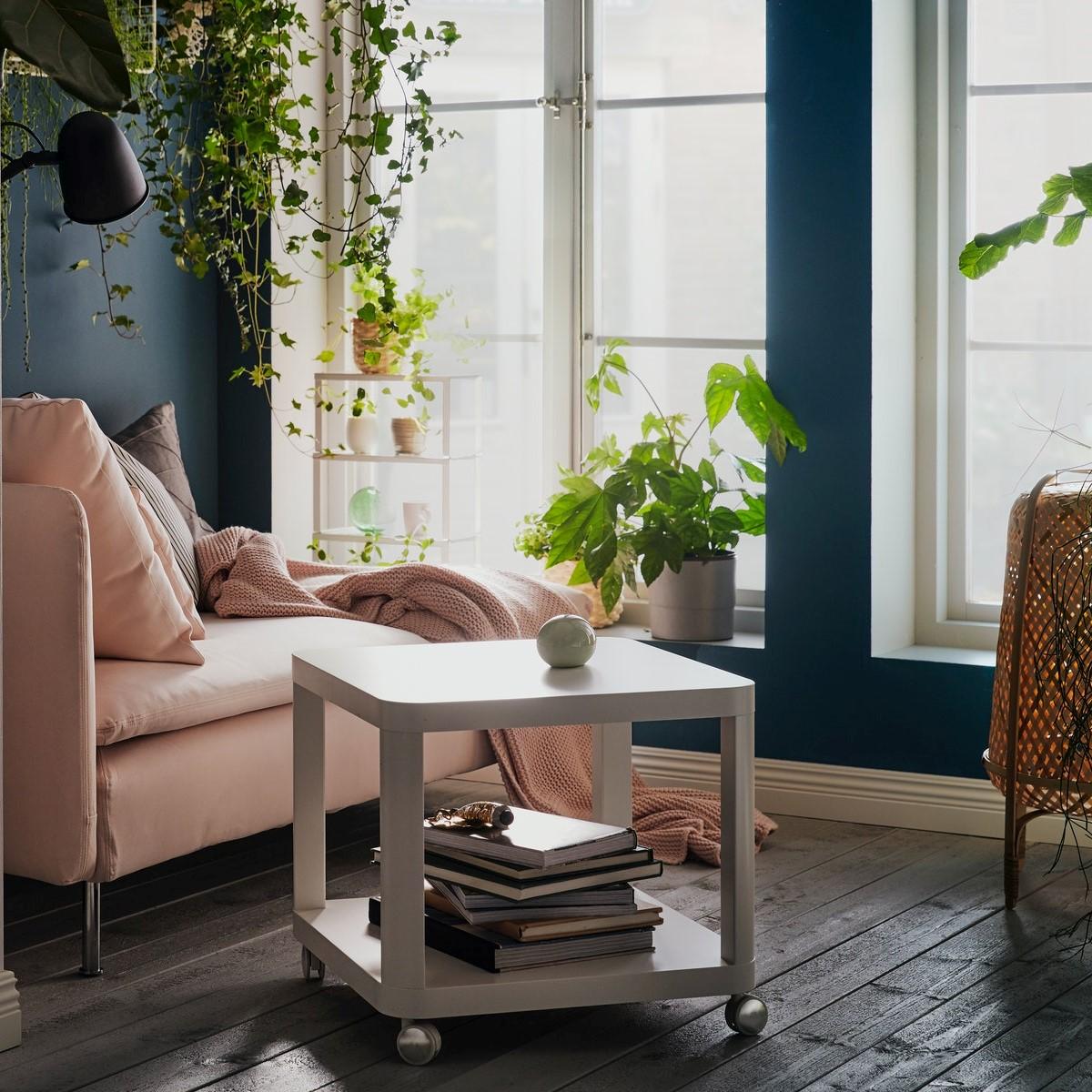 Tips on how to increase your living room well-being with plants.