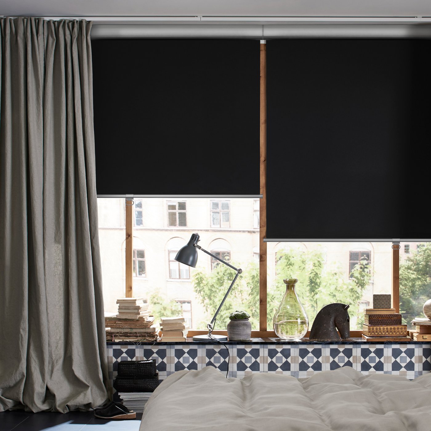 blind curtain design