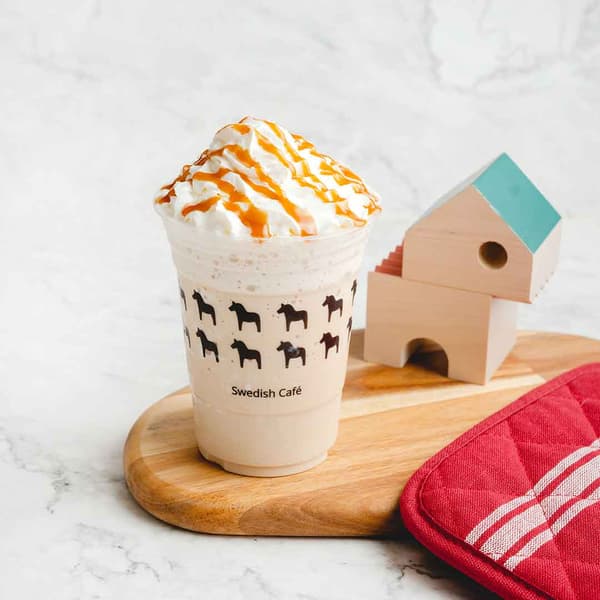 Toasted Hazelnut Butterscotch Coffee Frappe