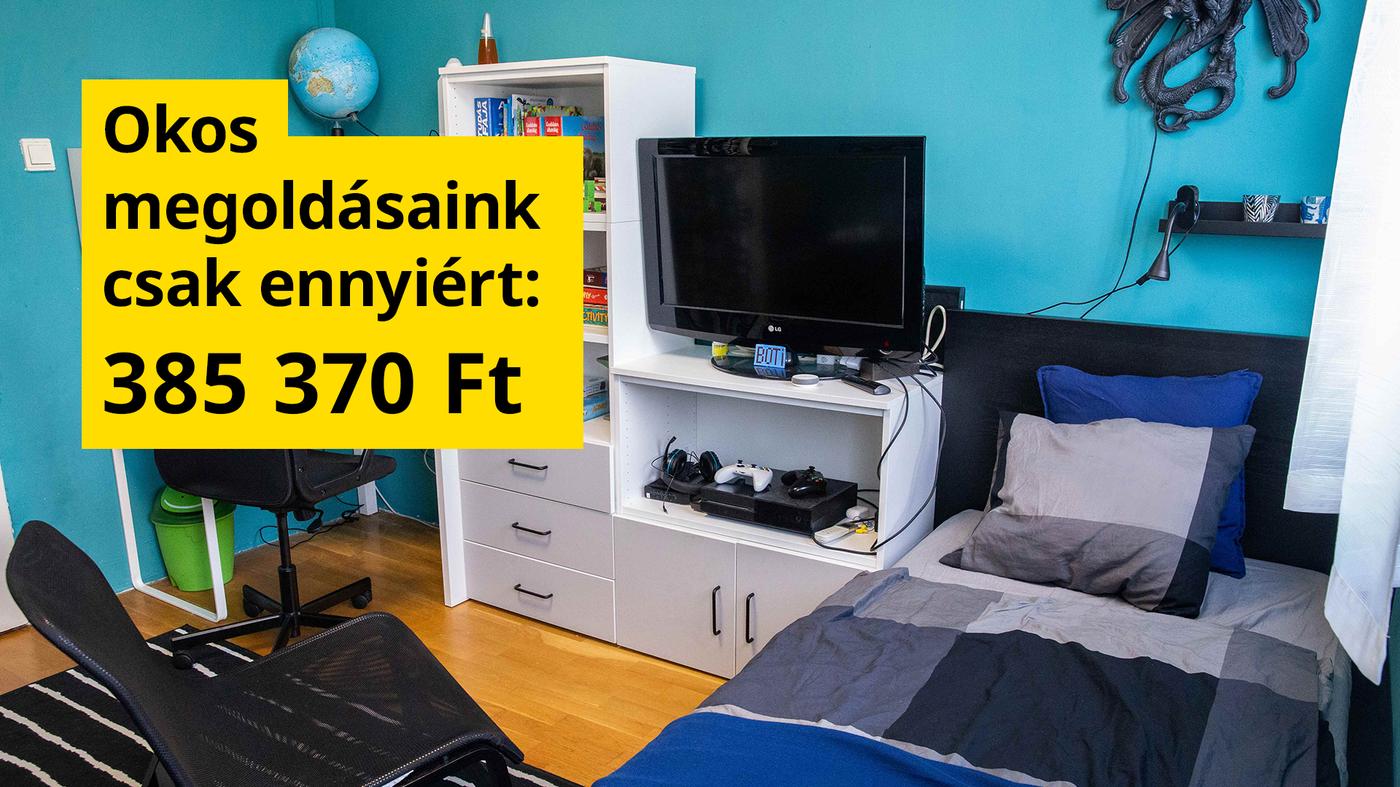 Többfunkciós apa-fia hálószoba 385 370 forintért.
