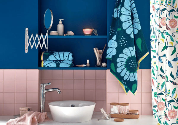 Toilet with towels. Tendencias decoración 2019 IKEA