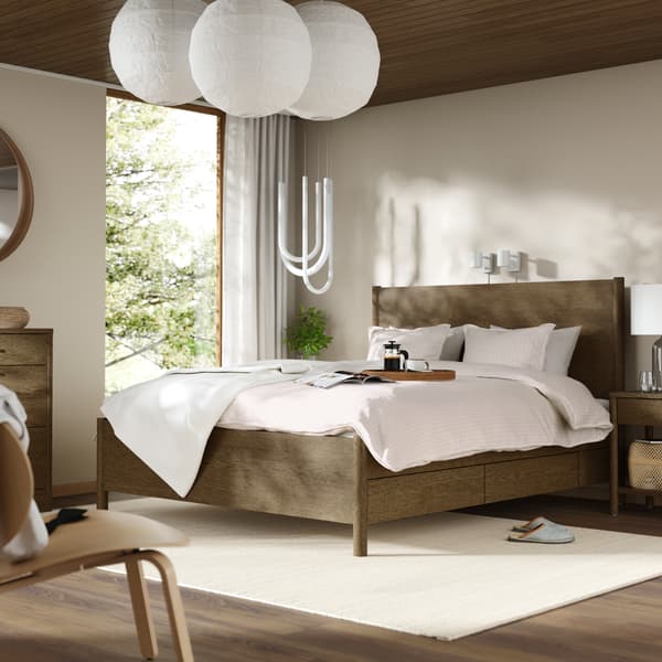 TONSTAD (69496734) bed frame with storage 