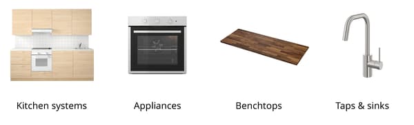 Top kitchen categories