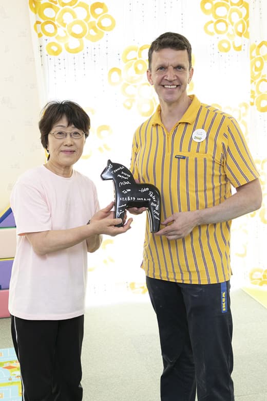 施設長とストアマネジャー。