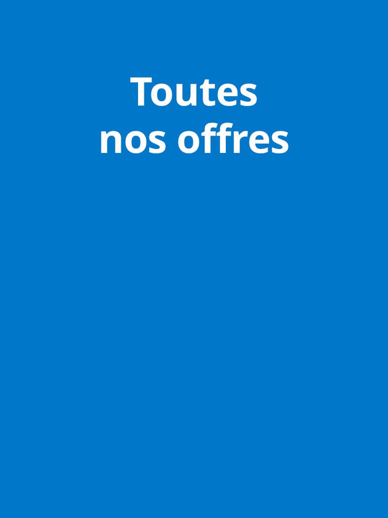 Toutes nos offres