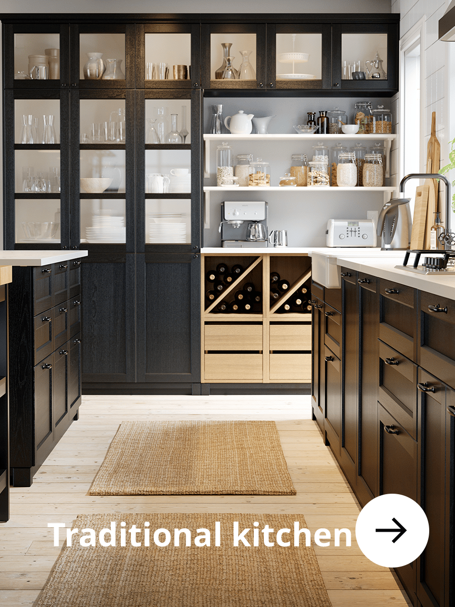 Traditional kitchens at IKEA