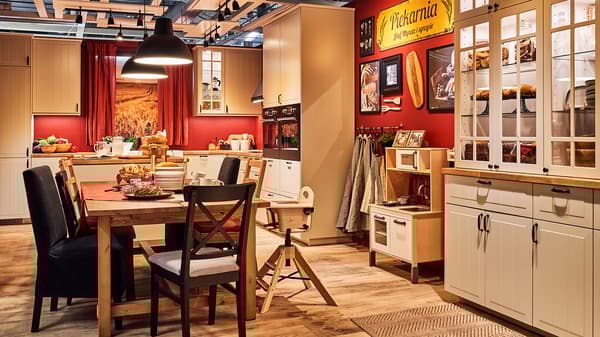 Tradycyjna kuchnia pachnąca chlebem, STENSUND Drzwi, beżowy60x80 cm