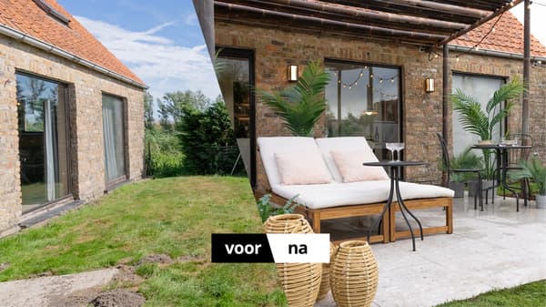 Transformation d’un jardin et d’une terrasse à Mannekensvere