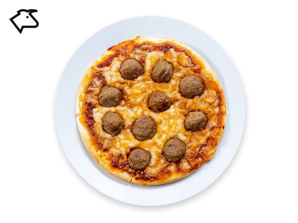 Trio-cheese Meatball Pizza