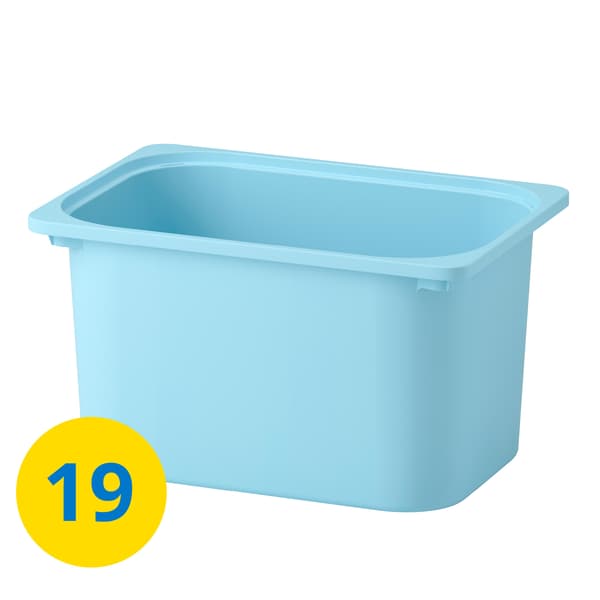 TROFAST storage box., light blue.