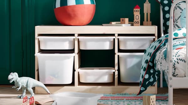 TROFAST storage in a child's room