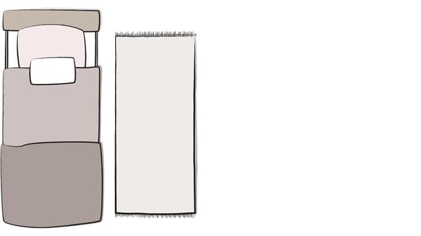 Twin bed icon