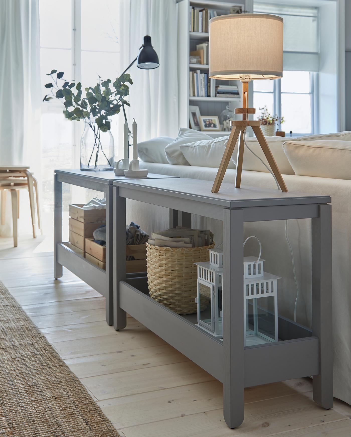 A bright, traditional and coordinated living room IKEA