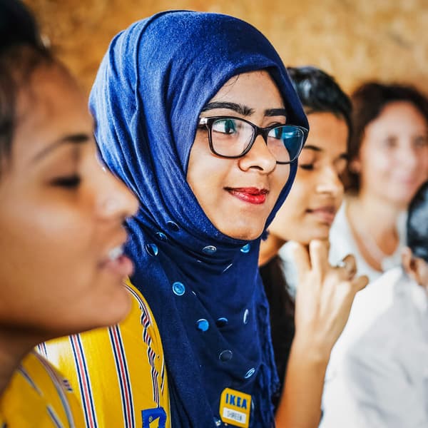 Two IKEA co-workers shaping the future for women in India.