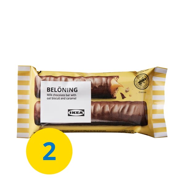 Tyčinka z mléčné čokolády BELÖNING.