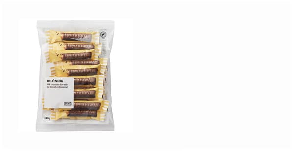 Tyčinka z mléčné čokolády, s ovesnou sušenkou a karamelem Rainforest Alliance Certified, 240 g