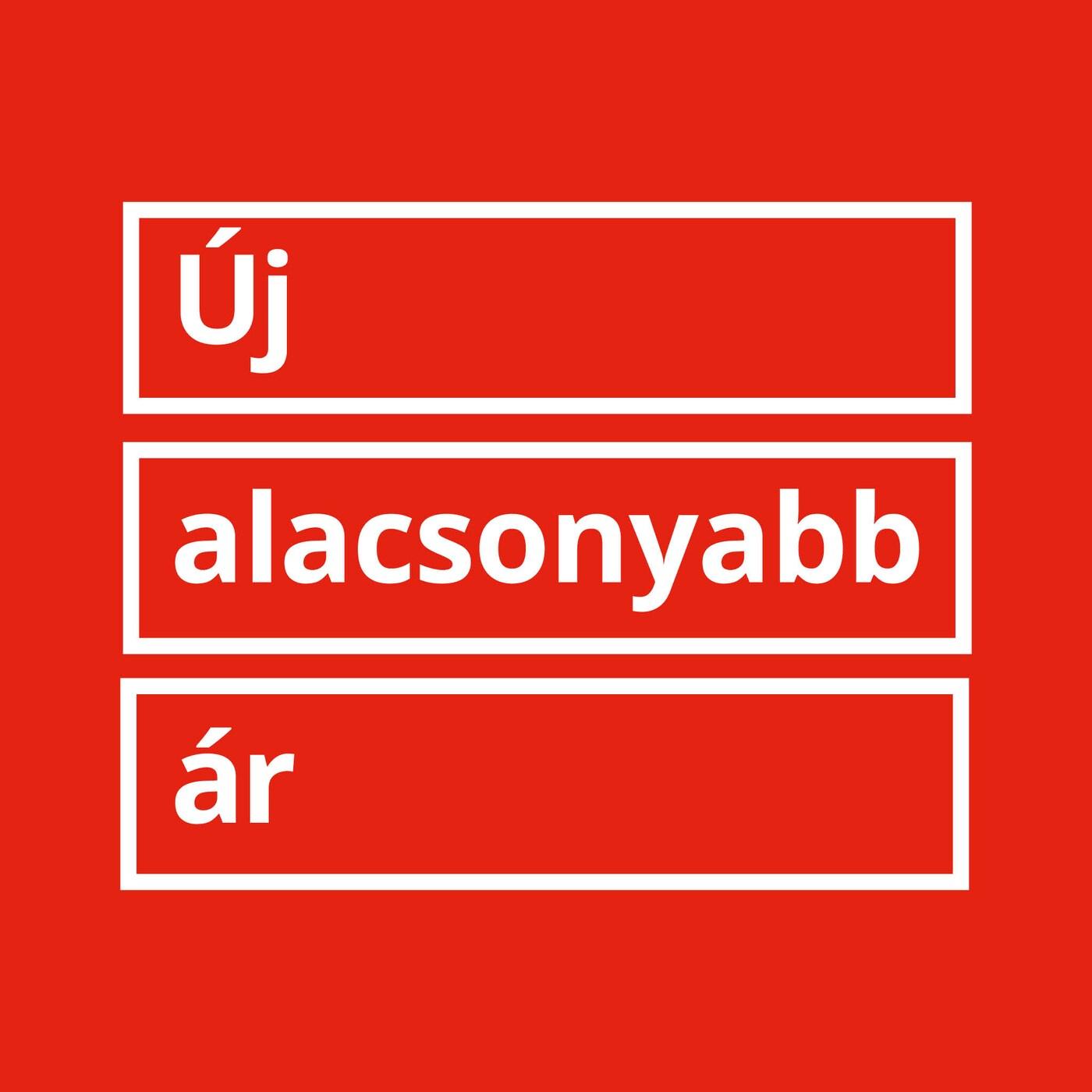 Új, alacsonyabb ár ikon