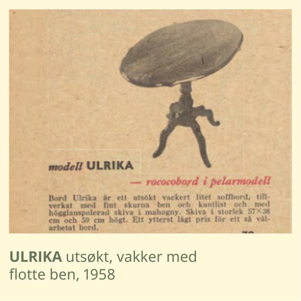 ULRIKA et rundt bord. 