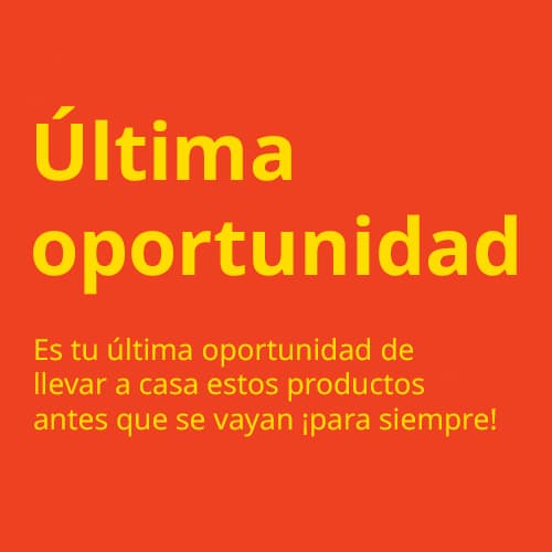 última oportunidades