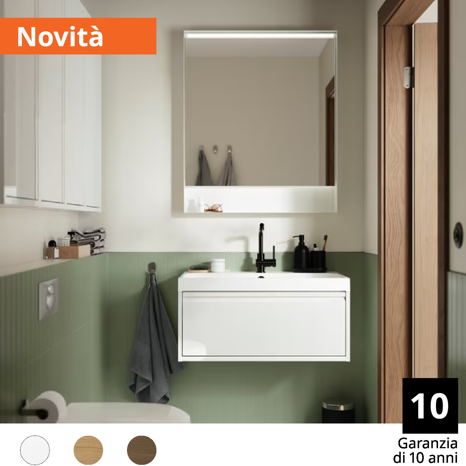 mobili bagno ikea con specchio