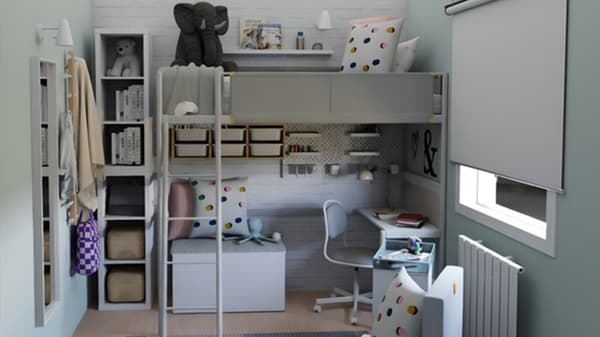 Un dormitorio diseñado para jugar y soñar sin parar