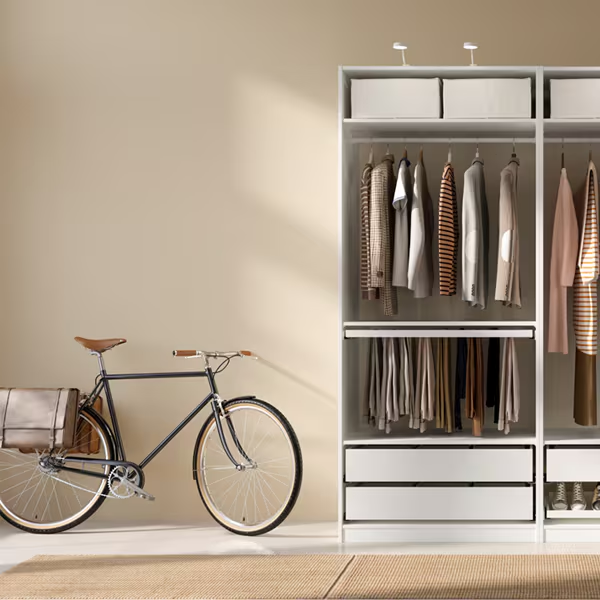 Un dressing aménagé IKEA
