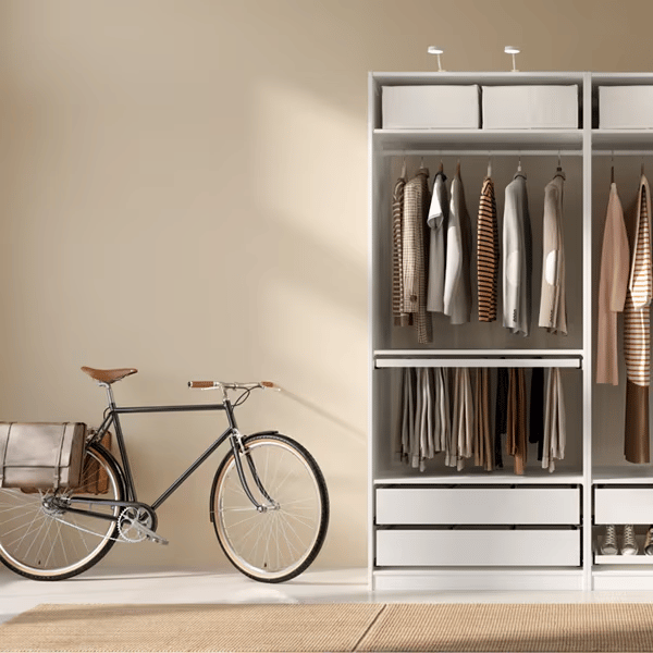 Un dressing aménagé IKEA 