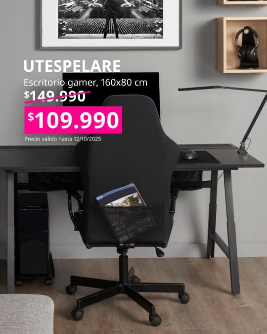 Un escritorio gamer UTESPELARE.