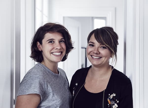 Un retrat de les propietàries Stéphanie i Patricia.