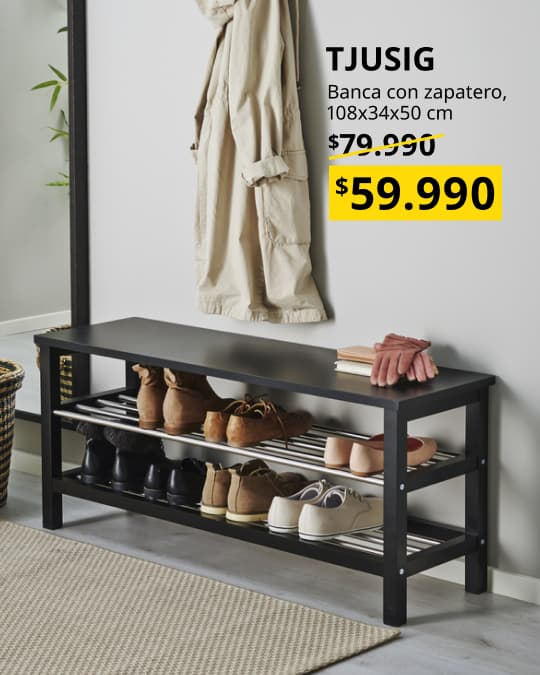 Una banqueta TJUSIG con su precio especial.