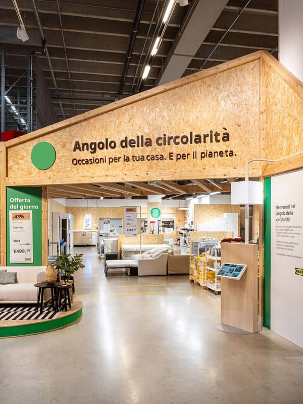 Una foto dell'angolo della circolarità