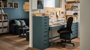 Despacho en casa y espacio de trabajo