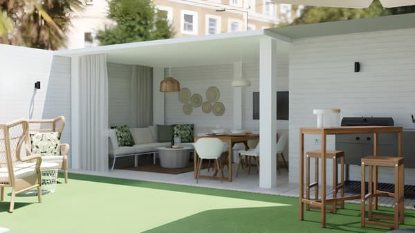 Una terraza para disfrutar de día y de noche