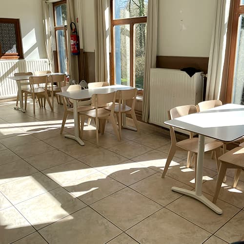 Une cantine scandinave.
