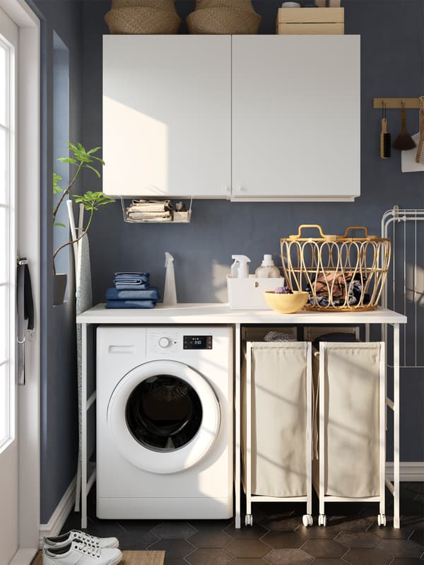 Meuble lave-linge avec rehausse - Meuble lave-linge - Meuble