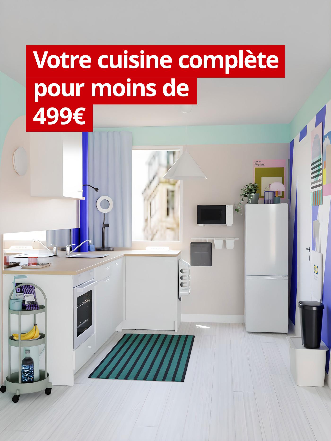 Une cuisine complète pour moins de 499 €