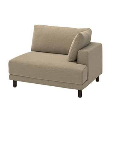 UPPÅKRA serien 1,5-pers. modul m. højre armlæn