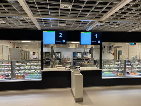 Upphämtningsstället för maten från IKEA