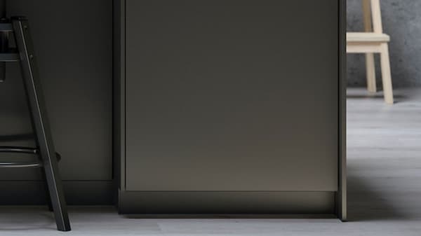 UPPLOV pied plinthe gris anthracite