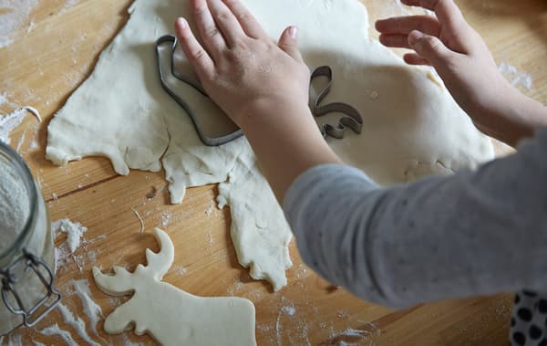 Use festive cookie cutters.