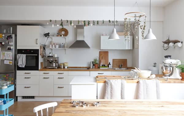 Use the kitchen table for different activities.