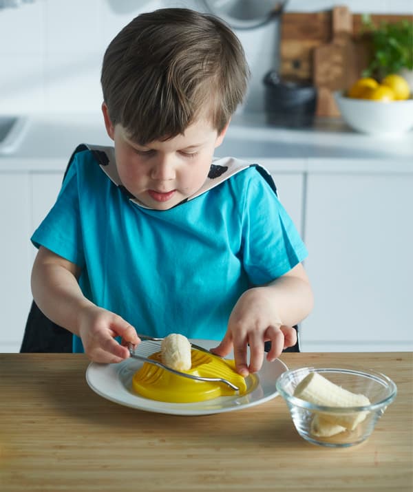 Use your egg slicer to chop all kinds of goodness, like bananas for yoghurt. No knives needed.