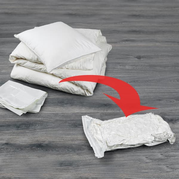 Vacuum storage bags.