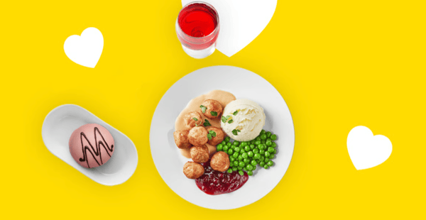 Valentýnské menu, 8ks masových kuliček s bramborovou kaší, bezedný nápoj a princeznin dort