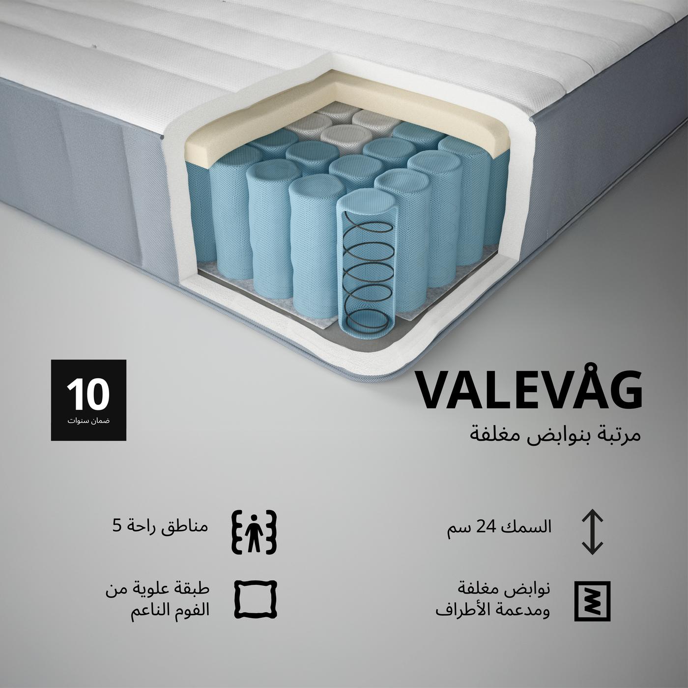 VALEVAG Mattress Thickness 24 cm