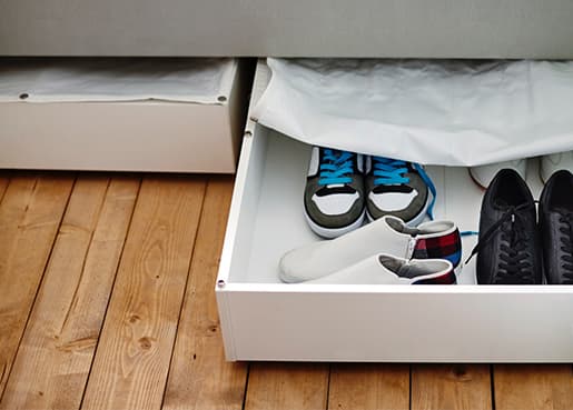 VARDÖ bed storage box
