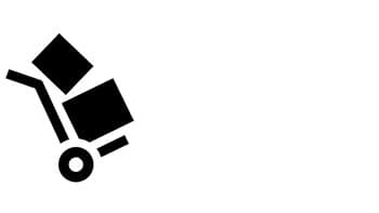 Vector graphic of an Ikea delivery cart