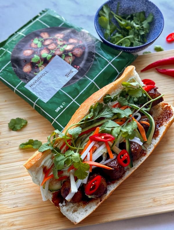 Vegan Banh Mi with HUVUDROLL