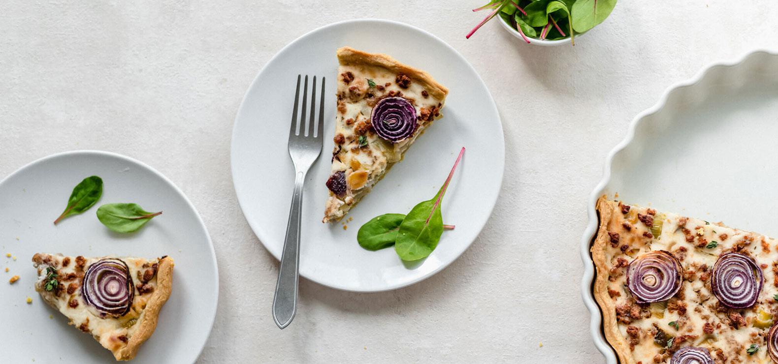 Vegane Quiche Rezept mit pflanzlichem Hack IKEA Deutschland