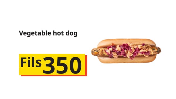  Vegetable Hot Dog BT